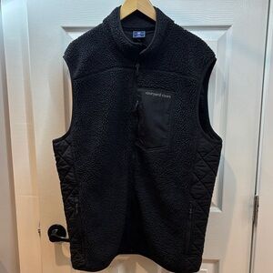 Vineyard Vines Black Harbor Fleece Vest